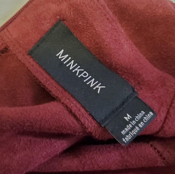 Red Suede Bodysuit - Picture 6 of 8